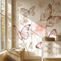 wallpaper butterflies / butterfly wallpaper / wallpaper for kids / wallpaper pastelowe love