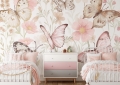 wallpaper butterflies / butterfly wallpaper / wallpaper for kids / wallpaper pastelowe love