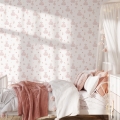 ballerina wallpaper / wallpaper with ballerina / childrens wallpaper / pastelowe love wallpaper