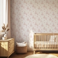 ballerina wallpaper / wallpaper with ballerina / childrens wallpaper / pastelowe love wallpaper
