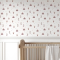 circus wallpaper / wallpaper with circus / childrens wallpaper / pastelowe love wallpaper