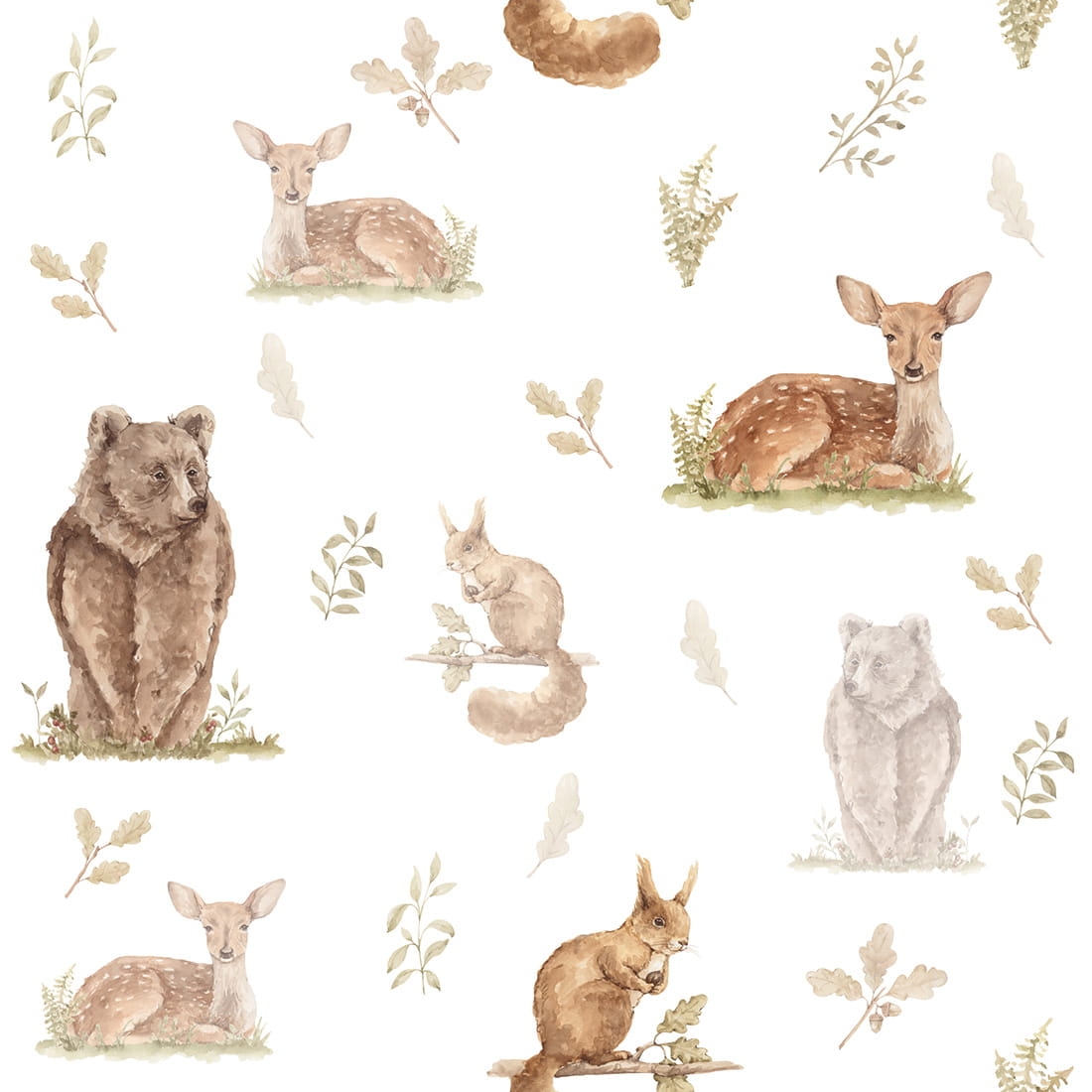 sample / wallpaper for kids / forest wallpaper / pastelowe love wallpaper