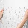 geese wallpaper / wallpaper with geese / childrens wallpaper / pastelowe love wallpaper