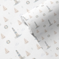 marine wallpaper / wallpaper with marine / childrens wallpaper / pastelowe love wallpaper