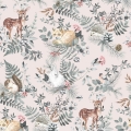 sample wallpaper / wallpaper woodland pink / wallpaper for kids