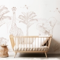 wallpaper safari sepia / safari / wallpaper for kids / wallpaper pastelowe love