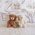 wallpaper dinosaurs sepia / dinosaurs / wallpaper for kids / wallpaper pastelowe love
