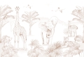 wallpaper safari sepia / safari / wallpaper for kids / wallpaper pastelowe love