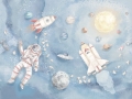 wallpaper for kids / cosmos wallpaper / space wallpaper / pastelowe love