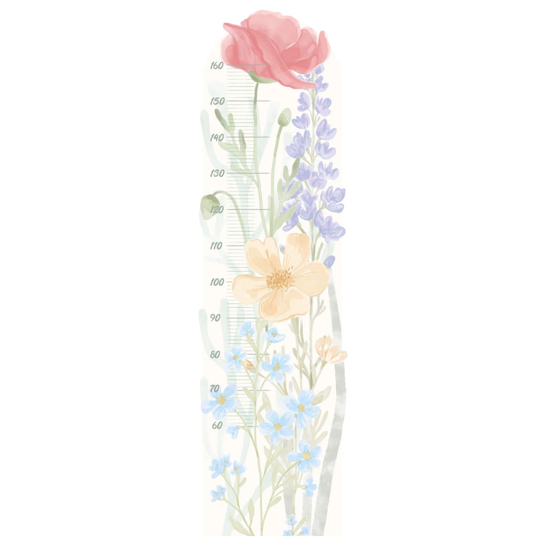 wall sticker spring garden / wall decal flowers / wall sticker with flowers