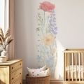 wall sticker spring garden / wall decal flowers / wall sticker with flowers