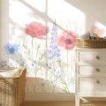 wall sticker flowers / wall decal flowers / wall sticker with flowers