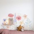 wall sticker flowers / wall decal flowers / wall sticker with flowers