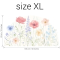 wall sticker flowers / wall decal flowers / wall sticker with flowers