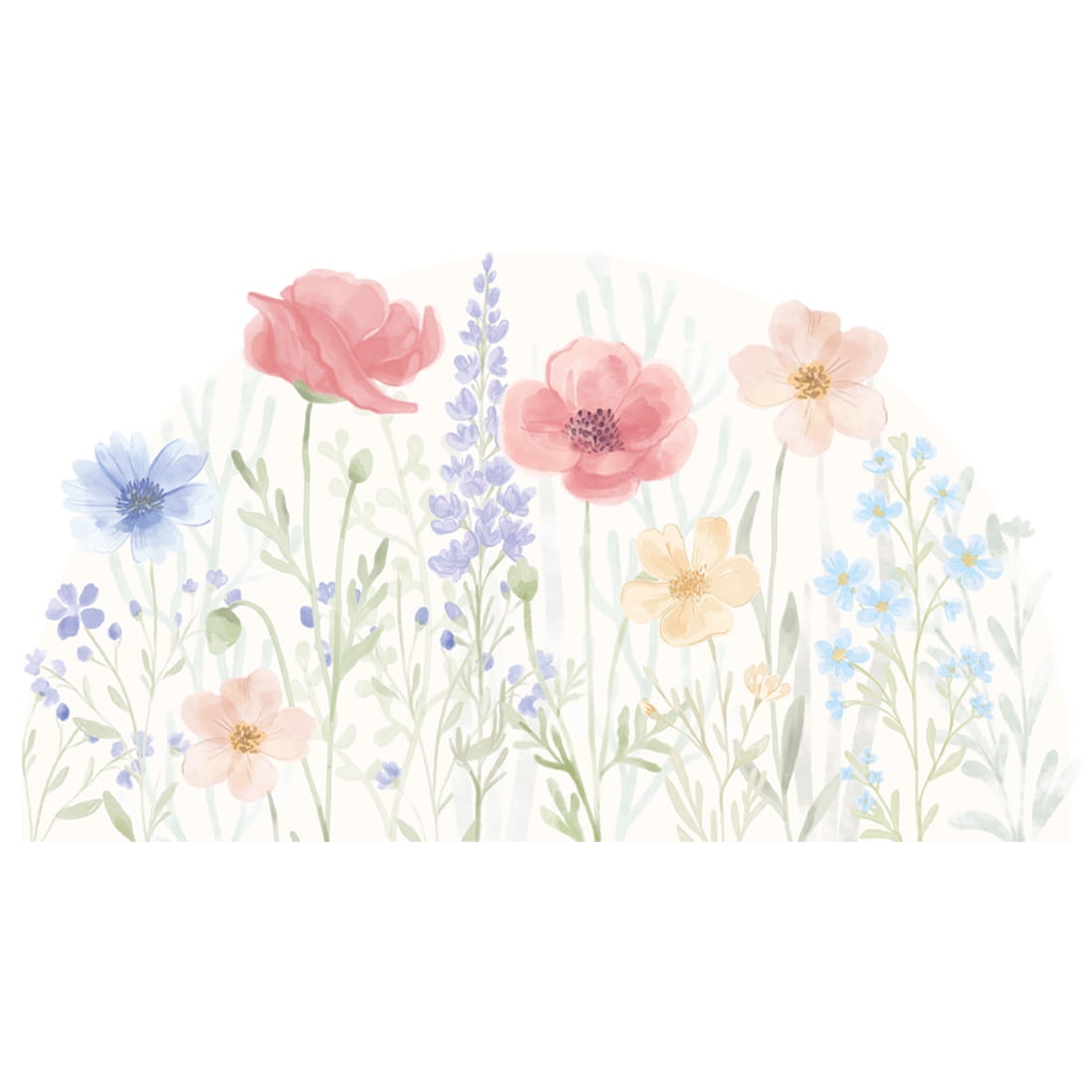 wall sticker flowers / wall decal flowers / wall sticker with flowers