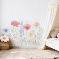 wall sticker flowers / wall decal flowers / wall sticker with flowers