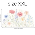 wall sticker flowers / wall decal flowers / wall sticker with flowers
