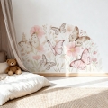 wall sticker butterflies / wall decal flowers / wall sticker with flowers