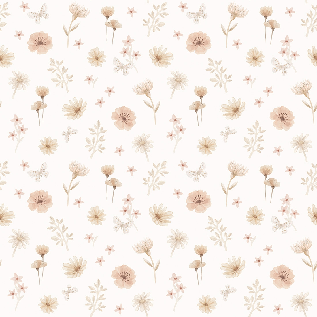 sample / wallpaper for kids / meadow wallpaper / pastelowe love wallpaper