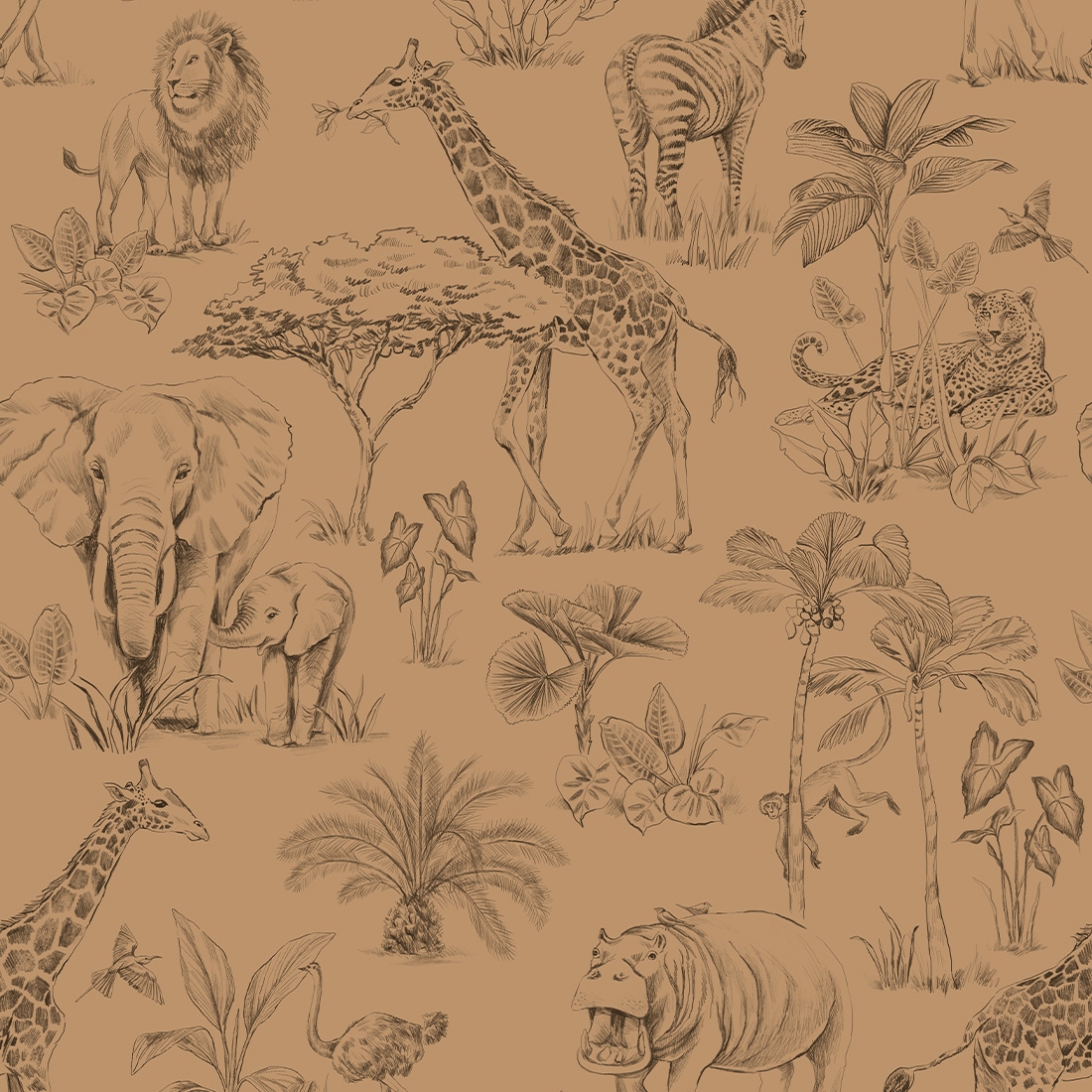 sample / wallpaper for kids / safari wallpaper / pastelowe love wallpaper