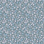 sample | wallpaper mini daisies - blue