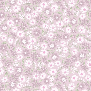 sample | wallpaper daisies - pink 