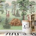 sample wallpaper / forest wallpaper / wallpaper pastelowe love