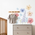 wall sticker flowers boho/ wall decal flowers / wall sticker with flowers