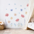 wall sticker flowers boho/ wall decal flowers / wall sticker with flowers