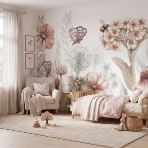 sample | mural wildflowers - large