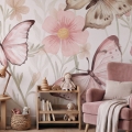 wallpaper butterflies / butterfly wallpaper / wallpaper for kids / wallpaper pastelowe love