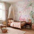 wallpaper flamingos / flamingos wallpaper / wallpaper for kids / wallpaper pastelowe love