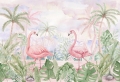 wallpaper flamingos / flamingos wallpaper / wallpaper for kids / wallpaper pastelowe love