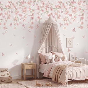 sample | mural sakura pastel