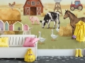 wallpaper farm / countryside wallpaper / wallpaper for kids / wallpaper pastelowe love