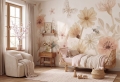 wallpaper flowers / floral wallpaper / wallpaper for kids / wallpaper pastelowe love