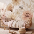 sample wallpaper / flowers wallpaper / wallpaper pastelowe love