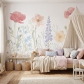 wallpaper spring garden / floral wallpaper / wallpaper for kids / wallpaper pastelowe love