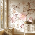 wallpaper butterflies / butterfly wallpaper / wallpaper for kids / wallpaper pastelowe love