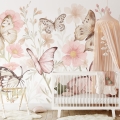 wallpaper butterflies / butterfly wallpaper / wallpaper for kids / wallpaper pastelowe love