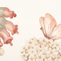 wallpaper flowers boho / floral wallpaper / wallpaper for kids / wallpaper pastelowe love
