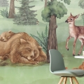 wallpaper forest / woodland wallpaper / wallpaper for kids / wallpaper pastelowe love