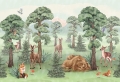 wallpaper forest / woodland wallpaper / wallpaper for kids / wallpaper pastelowe love