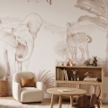 wallpaper safari sepia / safari / wallpaper for kids / wallpaper pastelowe love