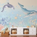 wallpaper ocean / underwater wallpaper / wallpaper for kids / wallpaper pastelowe love