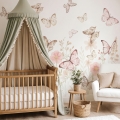 wallpaper butterflies / butterfly wallpaper / wallpaper for kids / wallpaper pastelowe love