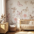 wallpaper butterflies / butterfly wallpaper / wallpaper for kids / wallpaper pastelowe love