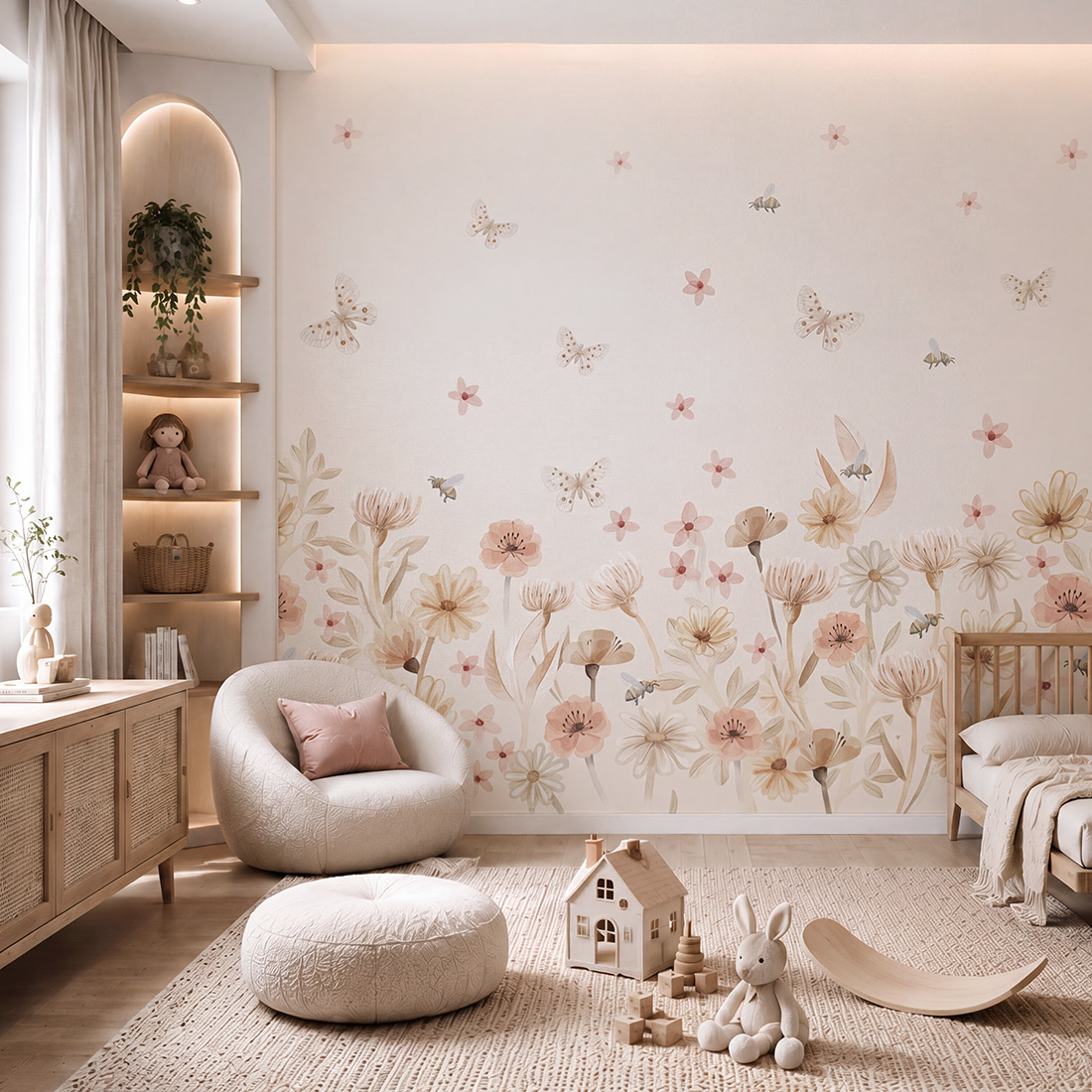 wallpaper flower / floral wallpaper / wallpaper for kids / wallpaper pastelowe love