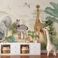 wallpaper safari / jungle wallpaper / wallpaper for kids / wallpaper pastelowe love