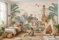 wallpaper safari / jungle wallpaper / wallpaper for kids / wallpaper pastelowe love